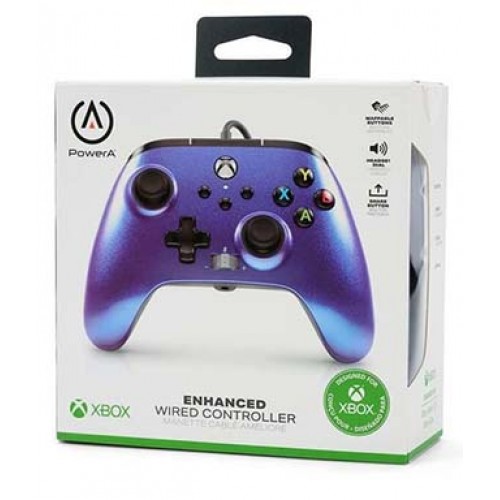 PowerA Xbox Enhanced Wired Controller for Xbox Series X|S - Nebula